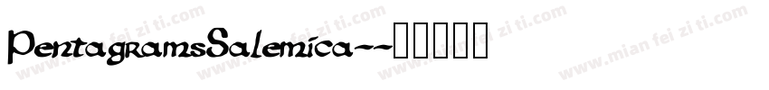 PentagramsSalemica-字体转换