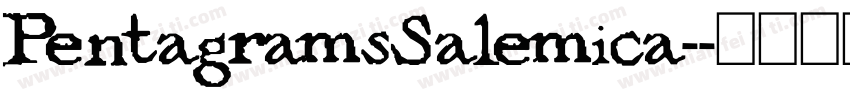 PentagramsSalemica-字体转换