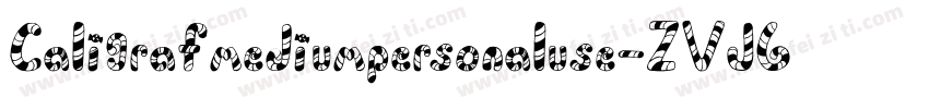 Caligrafmediumpersonaluse-ZVJ6J字体转换