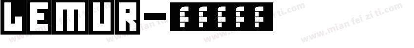 LEMUR字体转换