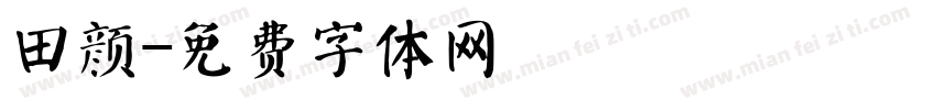 田颜字体转换