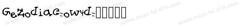 GeZodiac-ow4d字体转换