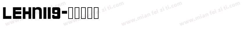 LEHN119字体转换