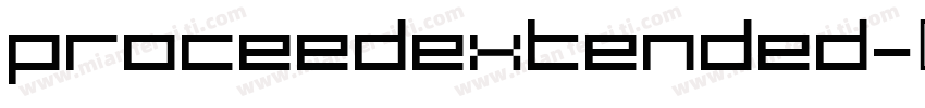 ProceedExtended字体转换