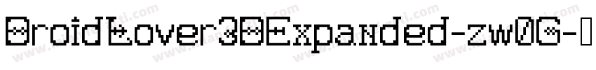 DroidLover3DExpanded-zw0G字体转换