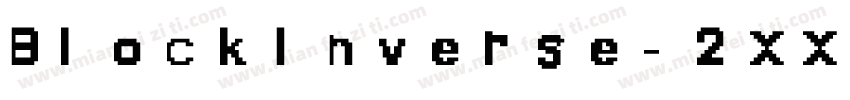 BlockInverse-2XXw字体转换