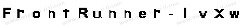 FrontRunner-lvXw字体转换