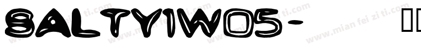 Salty1W05字体转换