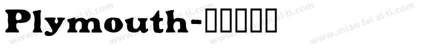 Plymouth字体转换