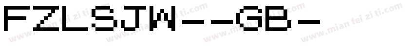 FZLSJW--GB字体转换