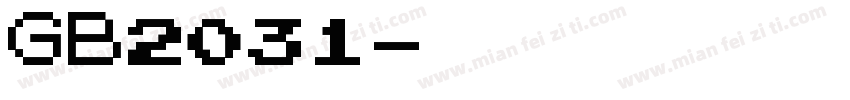 GB2031字体转换