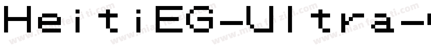 HeitiEG-Ultra-GB字体转换