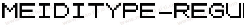 MEIDITYPE-REGULAR-GB字体转换