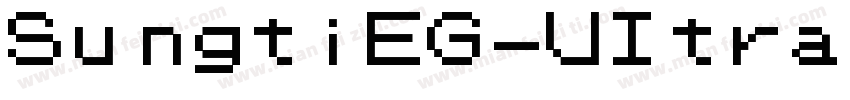 SungtiEG-UItra-GB字体转换