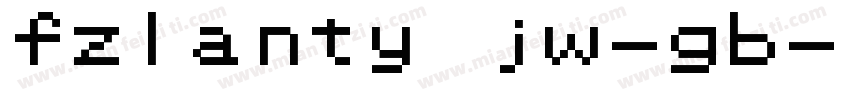 fzlanty_jw-gb字体转换