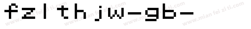 fzlthjw-gb字体转换