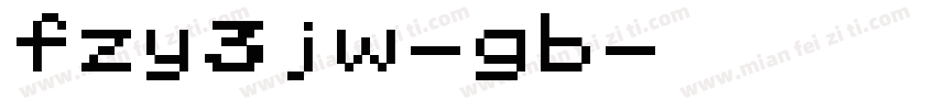 fzy3jw-gb字体转换