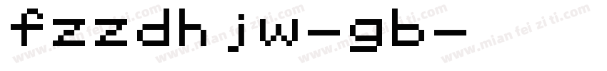 fzzdhjw-gb字体转换