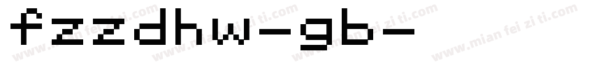 fzzdhw-gb字体转换