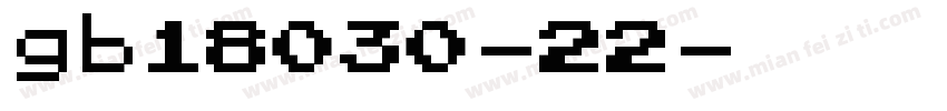gb18030-22字体转换