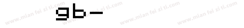 中长宋gb字体转换