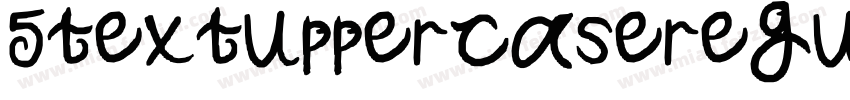 5textuppercaseregular字体转换