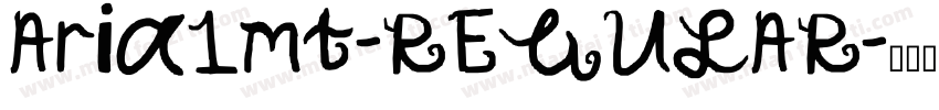 Aria1mt-REGULAR字体转换
