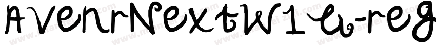 AvenrNextW1G-regular字体转换
