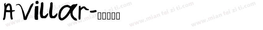 Avillar字体转换