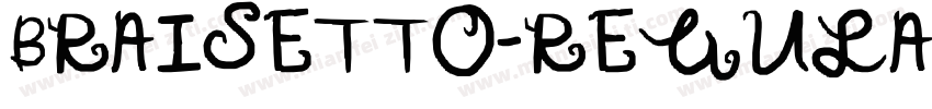 BRAISETTO-REGULAR字体转换