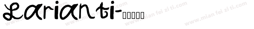 Larianti字体转换