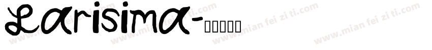 Larisima字体转换