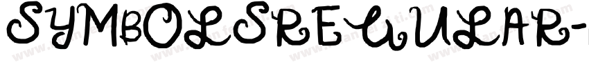 SYMBOLSREGULAR字体转换