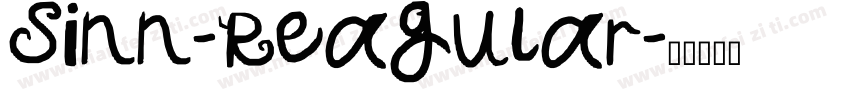 Sinn-Reagular字体转换