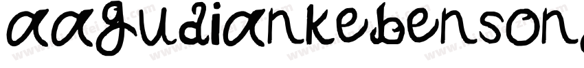 aagudiankebensongbaseoneregnlar字体转换