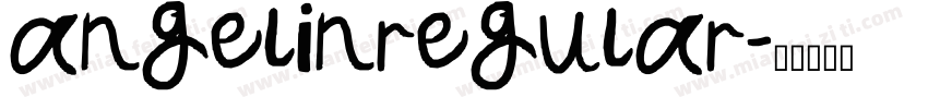 angelinregular字体转换