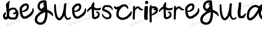 beguetscriptregular字体转换