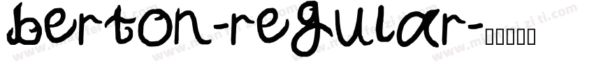 berton-regular字体转换