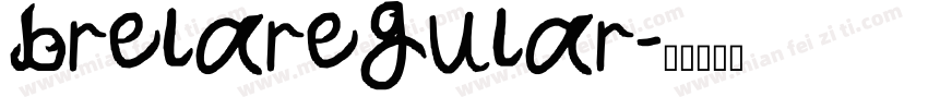 brelaregular字体转换
