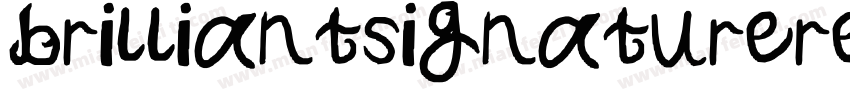 brilliantsignatureregular字体转换