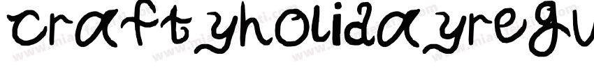 craftyholidayregular字体转换