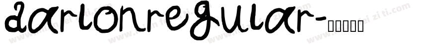 darlonregular字体转换