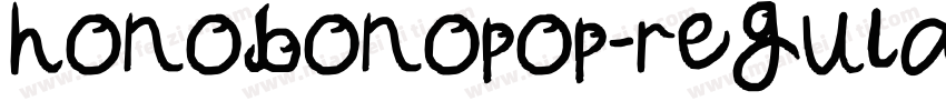 honobonopop-regular字体转换