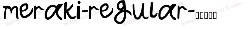 meraki-regular字体转换
