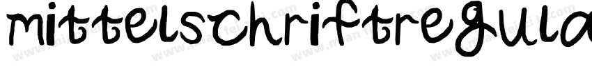 mittelschriftregular字体转换