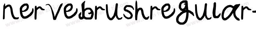 nervebrushregular字体转换