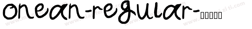 onean-regular字体转换