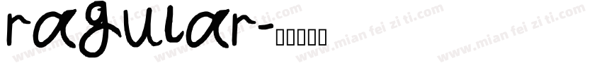 ragular字体转换