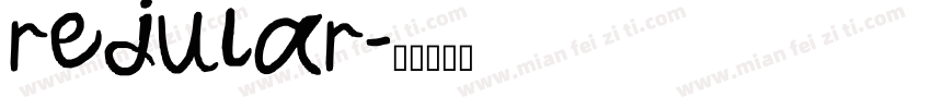 rejular字体转换