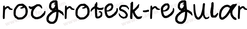 rocgrotesk-regular字体转换